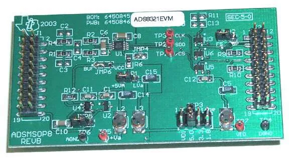 ADS8321EVM (EVALUATION MODULE FOR ADS8321)