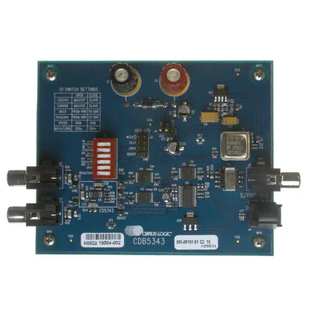 CDB5343 (BOARD EVAL FOR CS5343 STEREO ADC)