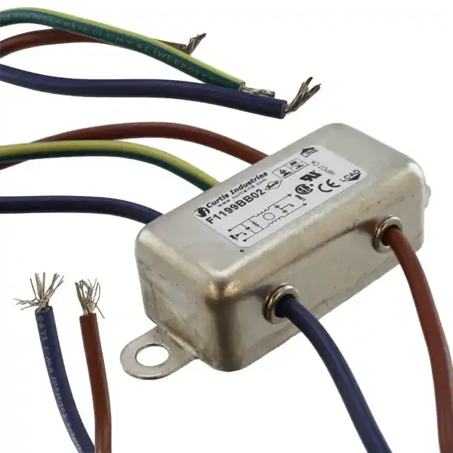 F1199BB02 (LINE FILTER 250VAC 2A CHASS MNT)