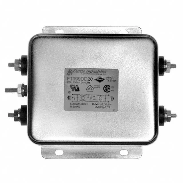 F1399DD20 (LINE FILTER 250VAC 20A CHASS MNT)