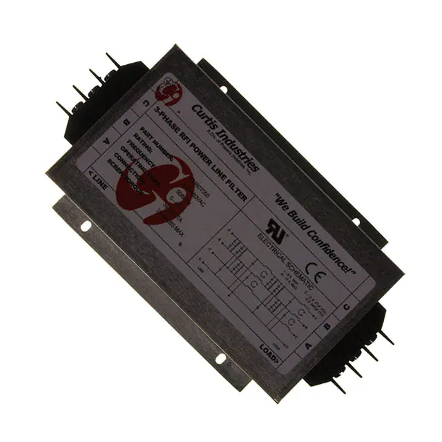 F3480T050 (LINE FILTER 480VAC 50A CHASS MNT)
