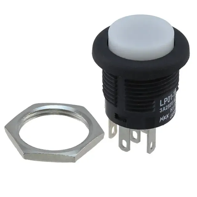 LP0115CCKW015CB (SWITCH PUSHBUTTON SPDT 3A 125V)