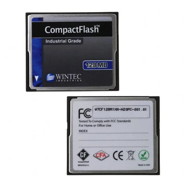 W7CF128M1XA-H20PC-001.01 (MEM CARD COMPACTFLASH 128MB SLC)